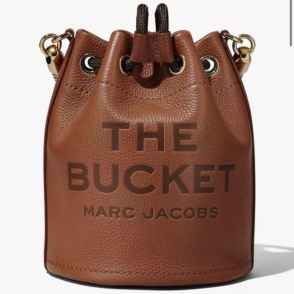 Marc Jacobs Tan Leather Bucket Bag - Picture 1 of 7